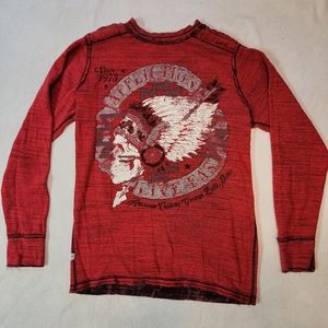 Affliction Reversible Men's Large Longsleeve